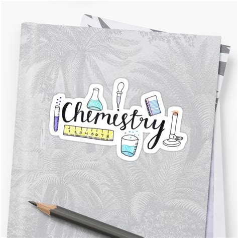 Chemistry Sticker By Abbyresnic Redbubble