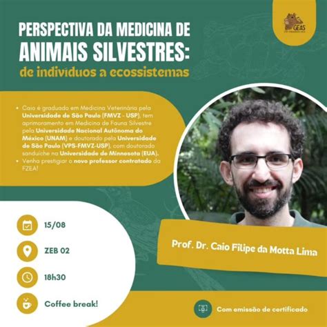 Palestra Perspectiva Da Medicina De Animais Silvestres De