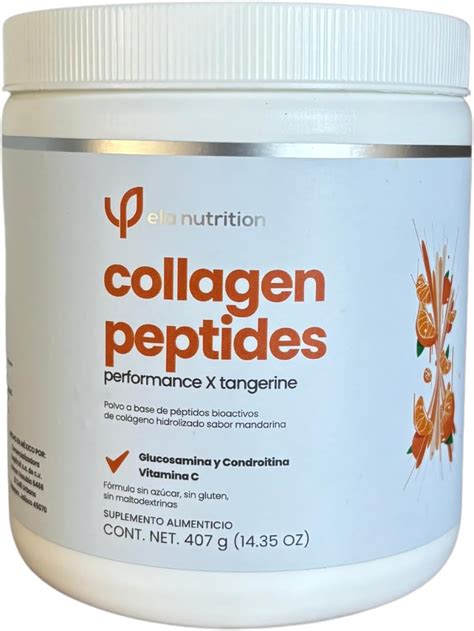 Ela Nutrition Collagen Peptides Performance X Tangerine Sabor Natural