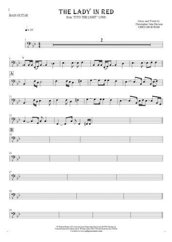 Conga Notes For Bass Guitar Playyournotes