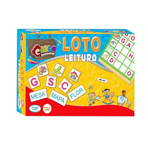 Loto Leitura Brinquedos E Jogos Pedag Gicos E Educativos