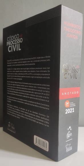 Livro Código De Processo Civil Anotado 24ª Edição 2021