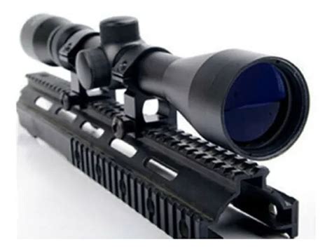 Mira Telescopica Rifles Pcp Caza Iluminada 3 9x40 Riel 20mm Cuotas