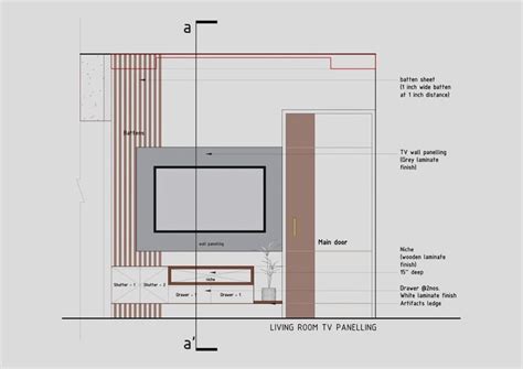 TV Unit Front Elevation Cad Block Plan N Design, 51% OFF