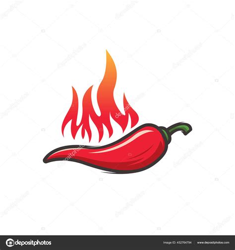 Red Hot Chili Pepper Logo Designs Concept Vector Fire Chili Stock Vector By ©javanesia45 452764794