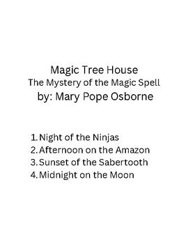 Magic Tree House The Mystery Of The Magic Spell Bookmarks By Jeni Carter