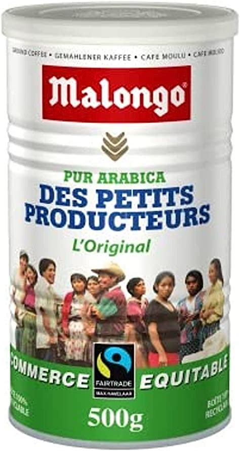 Malongo Café Moulu des Petits Producteurs L Original pur Arabica 500g