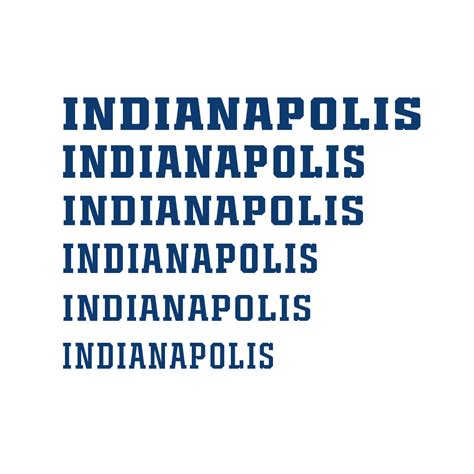 Indianapolis Colts Font