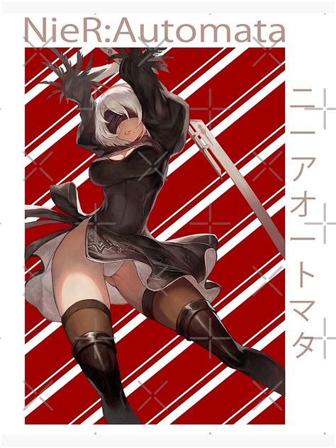 Hot 2B NieR Automata Poster For Sale By Hidoyatarg Redbubble