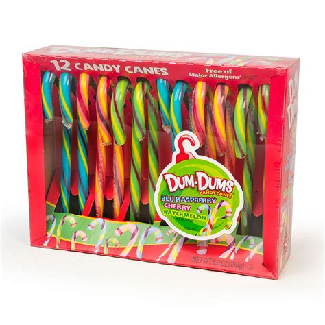 Dum Dums Candy Canes Bulk Candy - JustCandy.com