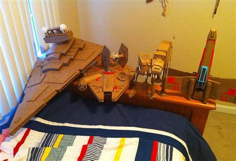 Cardboard Star Wars: Homemade AT-AT & Millennium Falcon | Bit Rebels