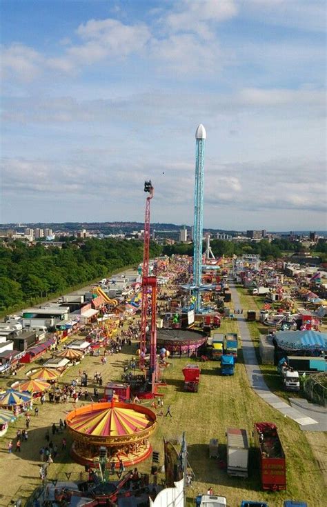 The Hoppings Fun Fair Town Moor Newcastle England The Largest Travelling Fun Fair In Europe