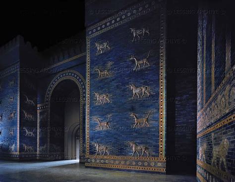 Lion Of Babylon The Ishtar Gate Main Gate Of Babylon Built During The