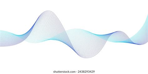 Wavy Vector Line Abstract Business Curve Stock Vector (Royalty Free ...