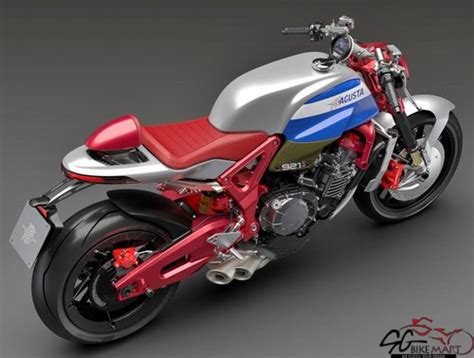 Mv Agusta S A Futurist Concept Of Tech Retro Cafe Racer Motorcycle