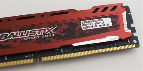 Crucial Ballistix Sport Lt Mhz Gb X Gb Ddr Review Play R