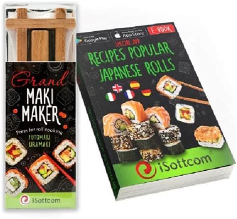 Lisigoo Kit Sushi Maki Maker Complet Appareil Pour Fabrication