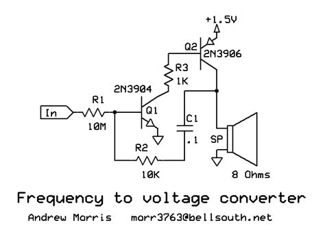 Frequency To Voltage Converter Schematic