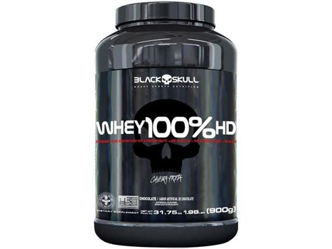 Whey Protein Concentrado Hidrolisado Isolado Black Skull 100 Hd 900g