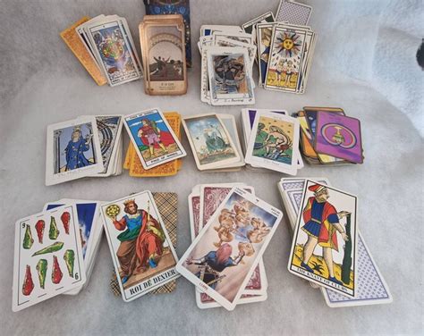 Vintage Tarot Cards Huge Collection Of 550 Mixed Tarot Card Collection