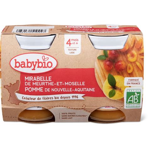 Babybio Mirabelle Pomme G Migros