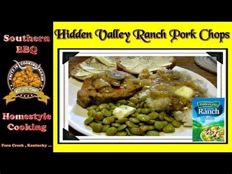 Hidden Valley Ranch Pork Chops - YouTube | Ranch pork chops, Pork ...