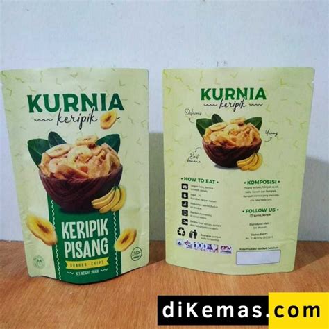 Detail Desain Kemasan Keripik Pisang Koleksi Nomer 15