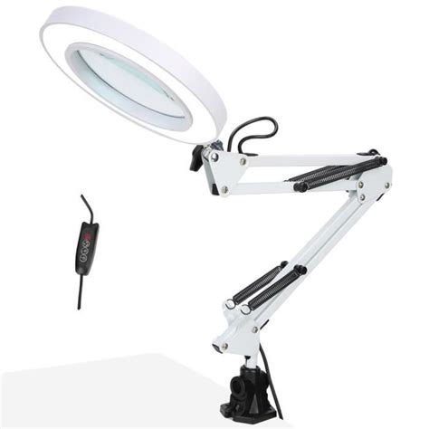 Gototop Lampe De Tatouage Led X Loupe Clip On Led Lampe De Bureau De