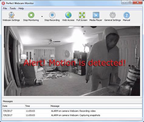 Perfect Webcam Monitor - Webcam Surveillance Software