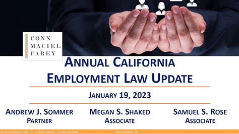 California Employment Law Update Youtube