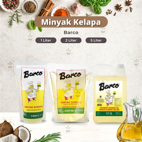 Jual BARCO Minyak Goreng Kelapa Murni Coconut Cooking Oil Minyak