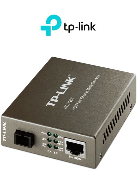 Tp Link Tplink Mc Cs Convertidor De Fibra Ptica Wdm Monomodo Con