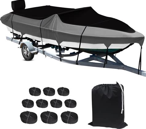 Amazon COVERVIN Trailerable Boat Cover 210D Heavy Duty Waterproof