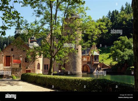 Castle Mespelbrunn (16.c..) in Spessart mountains, Bavaria, Germany Stock Photo - Alamy