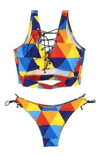 Sexy Bikini Conjunto Brasile O Traje De Ba O B Cintura Med Meses Sin Inter S