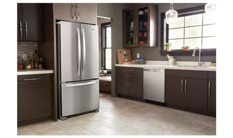 Whirlpool 33 in. Wide French Door Refrigerator 22 cu. ft. - WRFF5333PZ ...