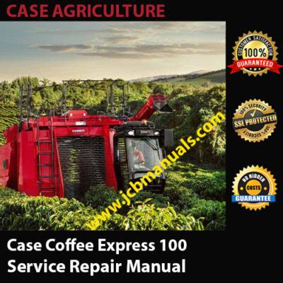 Case Ih Tractor Coffee Express Service Repair Manual