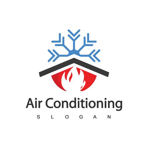 Air Conditioning Logo Hvac Logo Concept 16517905 Vector Art At Vecteezy