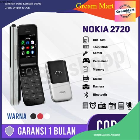 Jual Nokia Flip Dual Sim Garansi Hp Jadul Nokia Jadul Lipat