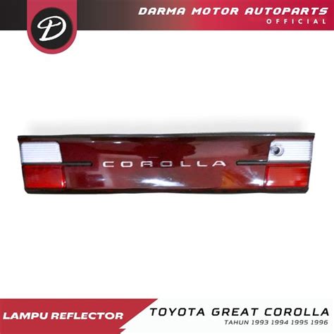 Jual LAMPU STOP BAGASI REFELKTOR BELAKANG TOYOTA GREAT COROLLA 1993