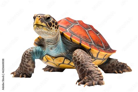 Sea turtle isolated white background PNG Stock Photo | Adobe Stock