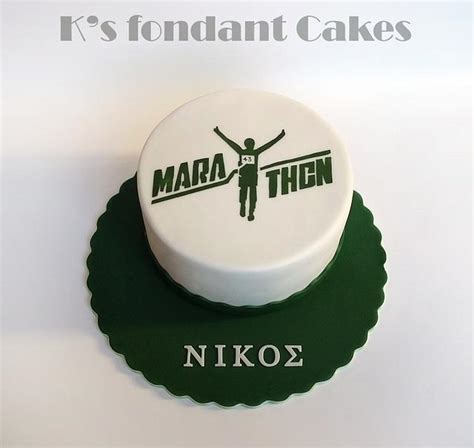 Marathon Runner Decorated Cake By K S Fondant Cakes Cakesdecor