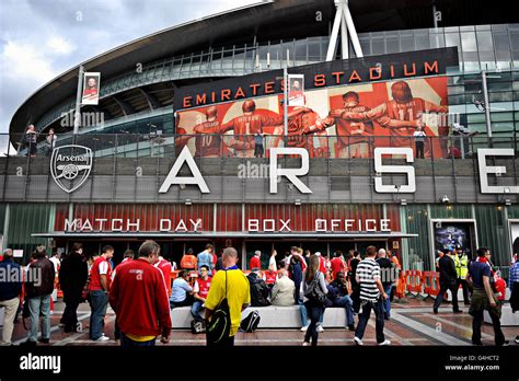 A General View Entrance To Emirates Stadium Hi Res Stock Photography