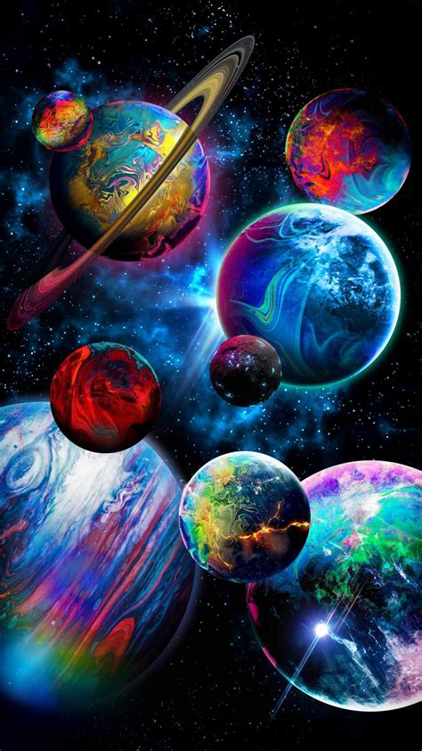 Iphone Solar System Wallpapers Wallpaper Cave