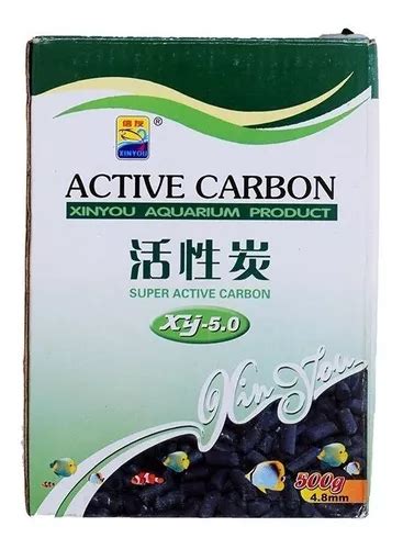 Carbon Activado Filtro Acuario Pecera Plantas Peces 500 Gr