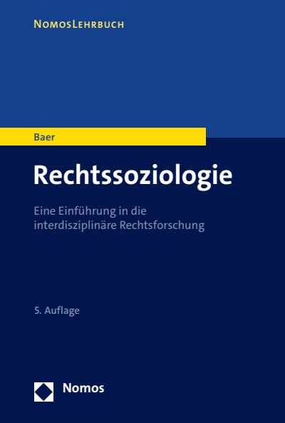 Rechtssoziologie Nomos ELibrary