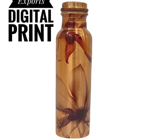 Multicolor Printed Paper Digital Print Copper Bottle Capacity Ml