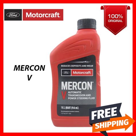 Original Ford Motorcraft Mercon V Atf Power Steering Fluid