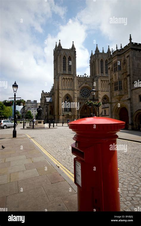 Bristol UK College Green Cathedral Stock Photo - Alamy