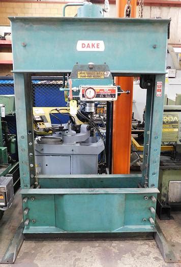 Used Dake 150 Ton H Frame Hydraulic Press 5 150 For Sale In Orange City